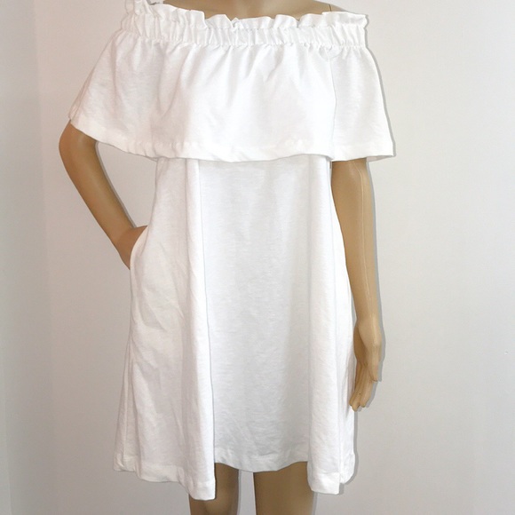 H&M off the shoulder white dress - Picture 2 of 6